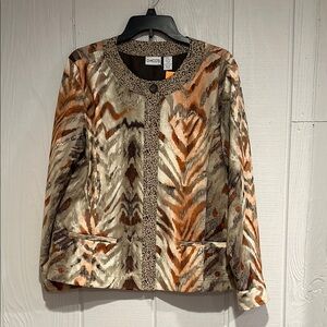 Chico's Animal Print Jacket